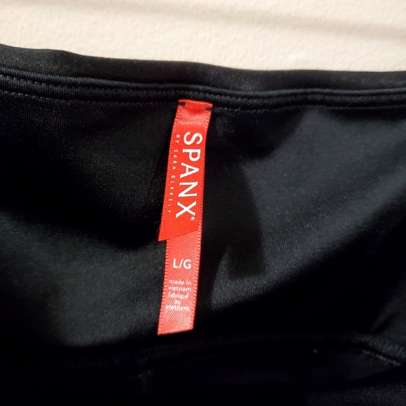 SPANX - Faux Leather Leggings - Size L - Picture 6 of 8